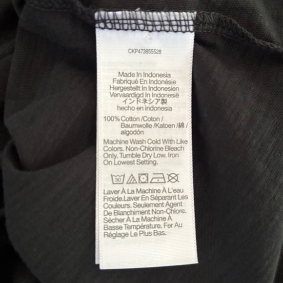 Madewell Black Whisper Cotton V-Neck Tee XXL - Picture 12 of 12